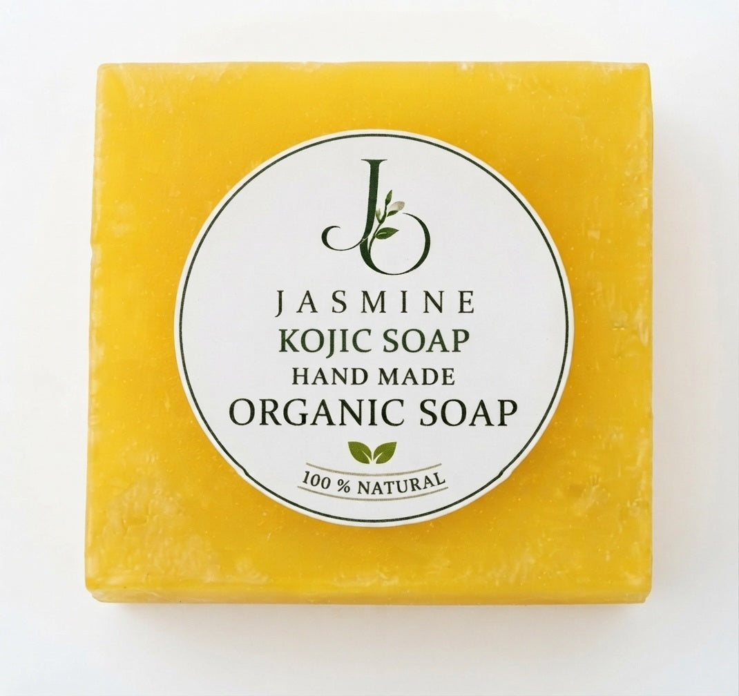 Kojic Organic Soap, organic kojic soap for cleansing, brightening, and promoting a naturally glowing complexion