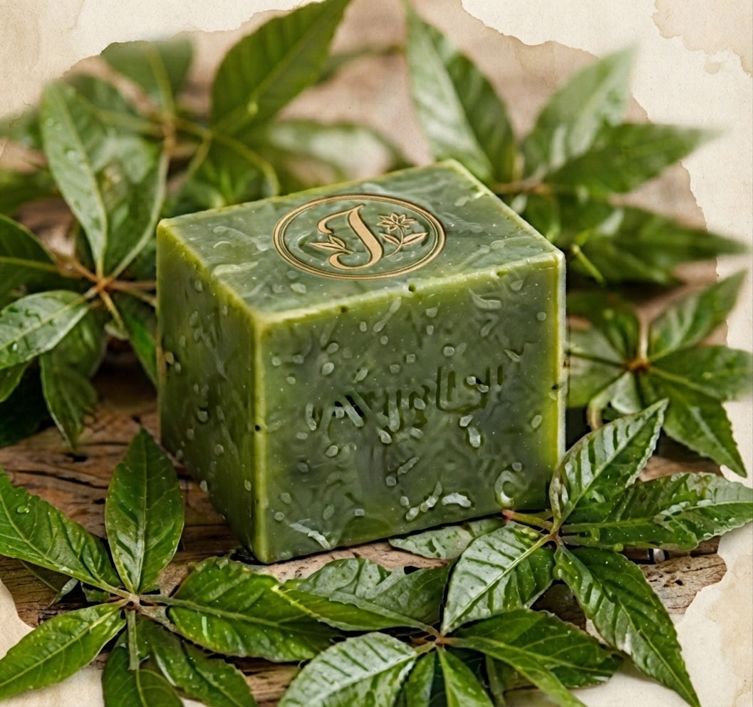 Handmade Organic Neem Soap Bar For Acne-Prone Skin, Oil Control & Gentle Daily Cleansing