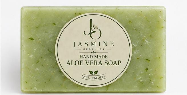 Organic Aloe Vera Soap – Deep Hydration, Soothing & Natural Skin Repair