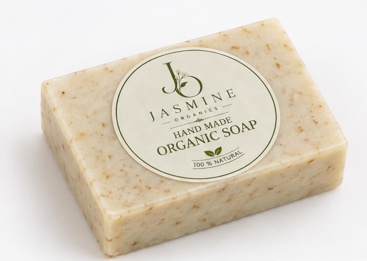 Organic Rice Soap – Skin Brightening, Glass Skin Polish & Anti-Blemish Care