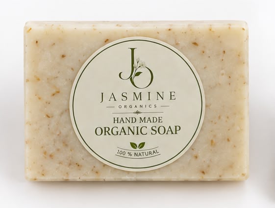 Organic Rice Soap – Skin Brightening, Glass Skin Polish & Anti-Blemish Care