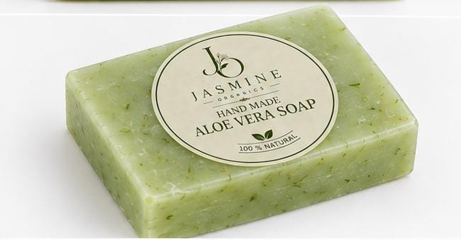 Organic Aloe Vera Soap – Deep Hydration, Soothing & Natural Skin Repair
